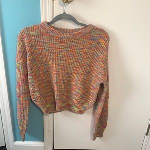 cotton candy la size M/L multicolored sweater (runs small)